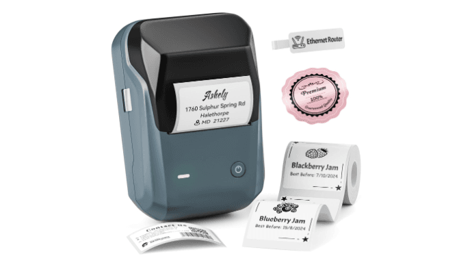 NIIMBOT B1 Label Maker Machine with Tape, 2Inch Thermal Label Printer