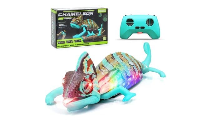 Wall Climbing Gecko RC Toy Birthday Gift for Boys 4-8, 360° Rechargeable