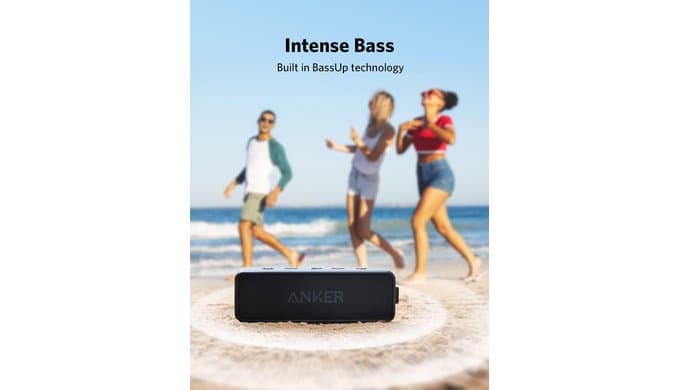 Anker soundcore 2 Portable Bluetooth Speaker, Stereo Sound, IPX7 thumbnail 5