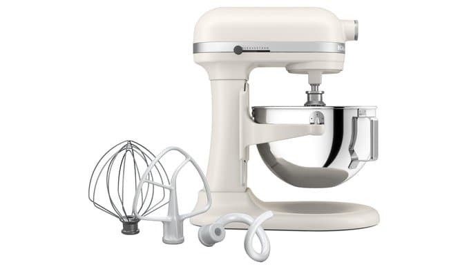KitchenAid 5.5-Qt Bowl-Lift Stand Mixer, KSM55SXXX, Porcelain White thumbnail 1