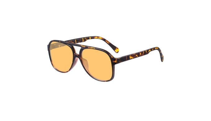 70s Retro Aviator Sunglasses for Women Men Large Vintage Sunnies thumbnail 1