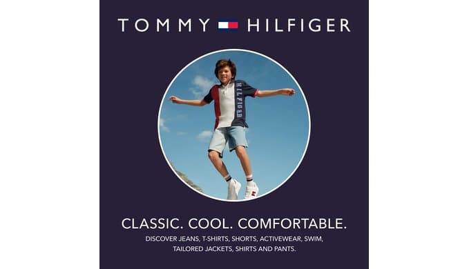 Tommy Hilfiger Boys' Short Sleeve Ken Ringer Crew Neck T-Shirt, Soft, Comfortable, Relaxed Fit thumbnail 5