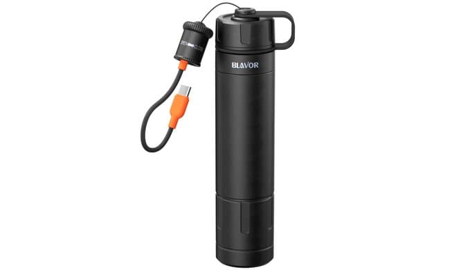 BLAVOR Rugged Power Bank 15000mAh, LiFePO4 Portable Charger IP67 Waterproof