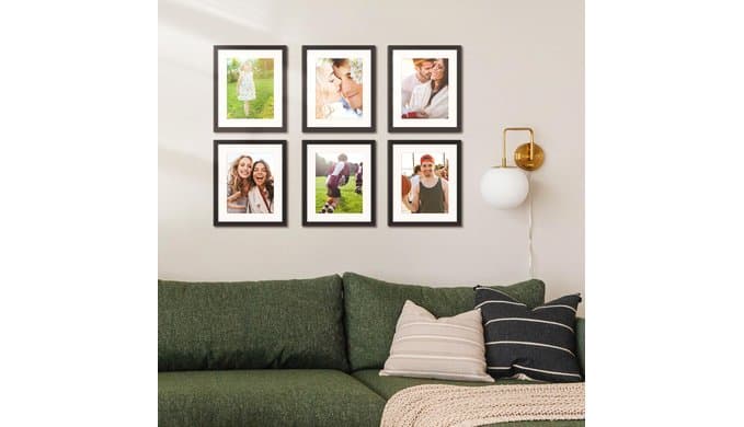 upsimples 10x12 Picture Frame, Gallery Wall Frames Set of 5, Black thumbnail 2