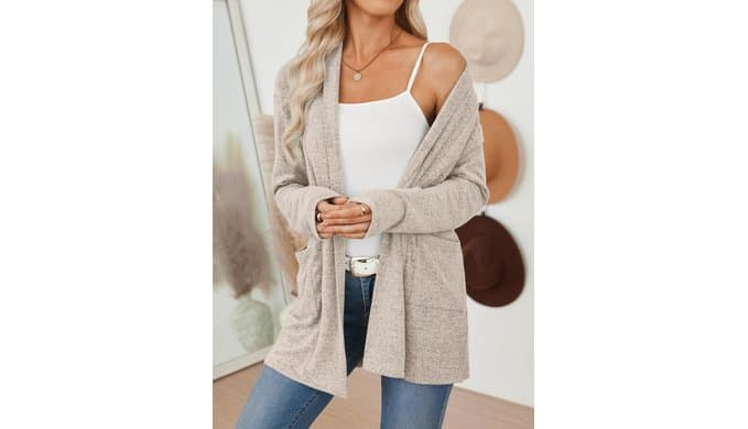 LILLUSORY Cardigan for Women Lightweight Cardigans Fall Fashion Outfits thumbnail 3