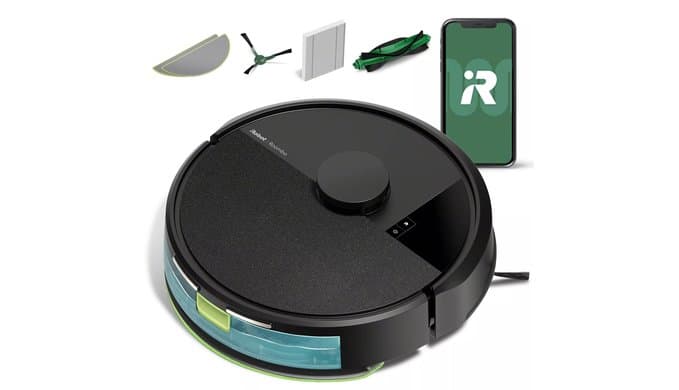 iRobot Roomba 105 Combo Robot Vacuum & Mop - Easy to use, Intense Power-Lifting Suction, LiDAR Navigation, Multiple Cleaning Modes, Avoids Mopping Carpets, Self-Charging thumbnail 1