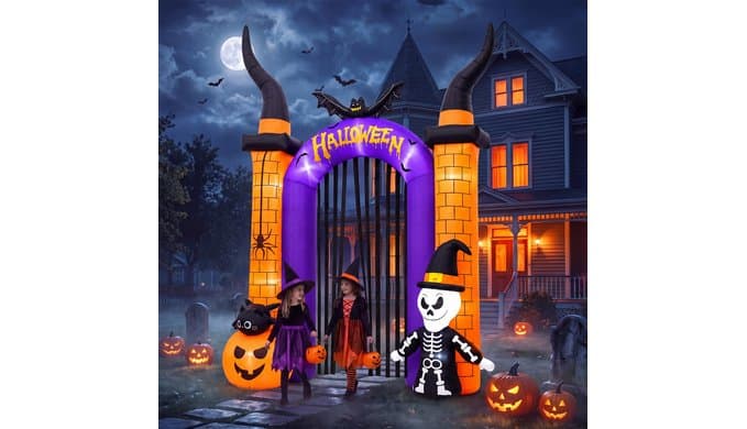 10.8FT Halloween Inflatable Archway Outdoor Decoration thumbnail 4