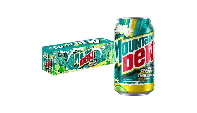 Mountain Dew Baja Blast Cans, 12 oz Cans, 12 Count thumbnail 1