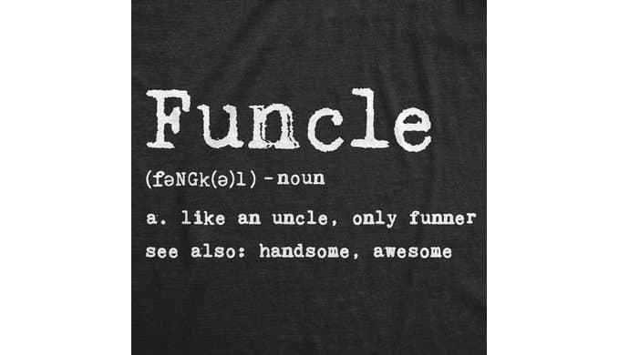 Mens Funcle Definition Funny Family Tee for Uncles thumbnail 4