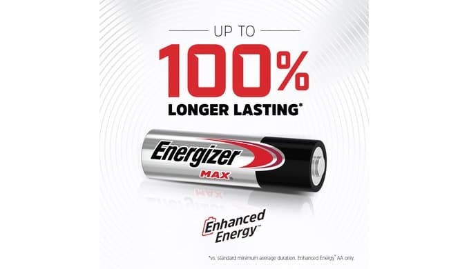 Energizer AA Batteries, MAX Double AA Battery Alkaline, 24 Count thumbnail 2