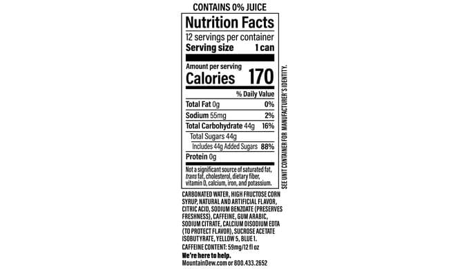 Mountain Dew Baja Blast Cans, 12 oz Cans, 12 Count thumbnail 2
