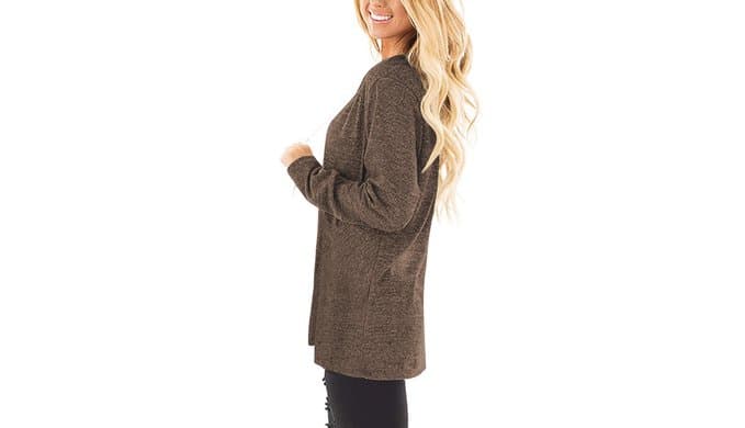 Jescakoo Tunic Tops to Wear with Leggings Long Sleeve V Neck T Shirts Fall Outfits 2026 Casual Loose Fit S-3XL thumbnail 2