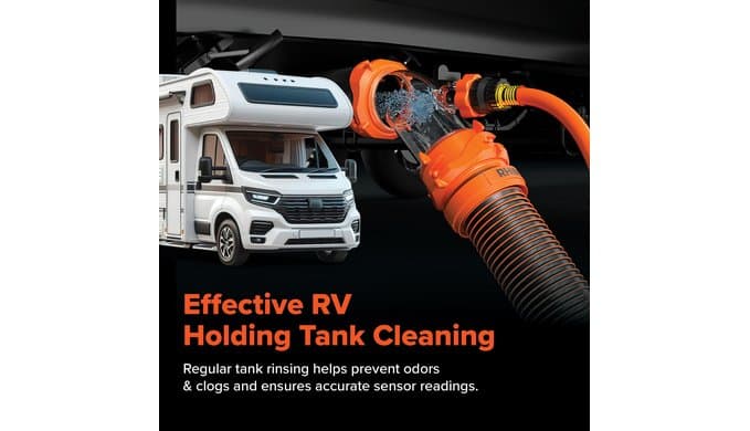 Camco Rhino Blaster RV Tank Rinser with Backflow Preventer, 45-Degree Elbow thumbnail 3