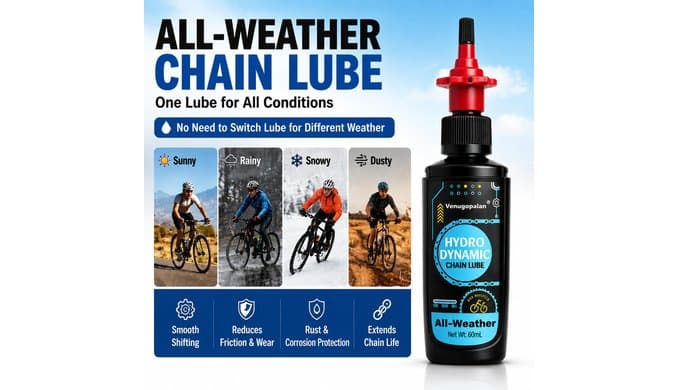 Bike Cleaning Kit Including Bicycle Chain Cleaner Degreaser, Chain Scrubber, Cycling Chain Lube, Cleaning Brush Tool, Gear Floss for Mountain Bike/MTB, Road Bike, Ebike and Trail Bikes thumbnail 3