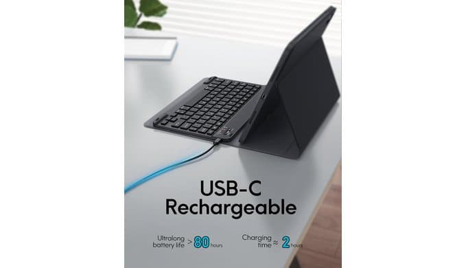 CHESONA for iPad Air 11 Inch (M4/M3/M2)&Air 4th/5th Case with Keyboard thumbnail 5