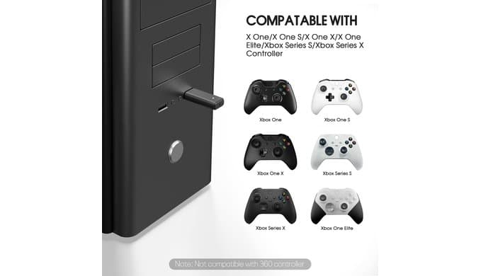 XB2 Wireless Adapter Compatible with Xbox One Controller thumbnail 4