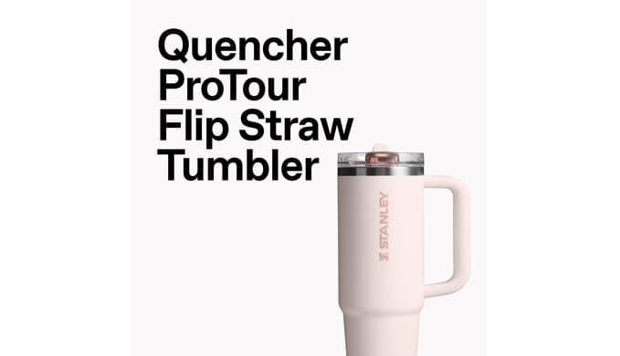 STANLEY Quencher ProTour Flipstraw Tumbler, 30 oz, Hot Coral Fade thumbnail 5