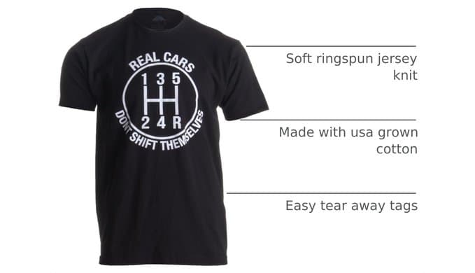 Funny T-Shirts for Car Guys, Mechanic Humor Joke Men's Auto Racing Tee Shirts thumbnail 4