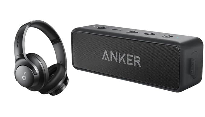 Soundcore Anker 2 Bluetooth Speaker & Q20i Hybrid ANC Headphones (Bundle) thumbnail 1