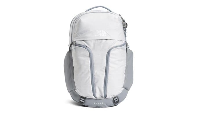 The North Face Women's Surge Commuter Backpack, Wt Mt Mélng/Mid Gy-NPF, OS thumbnail 1