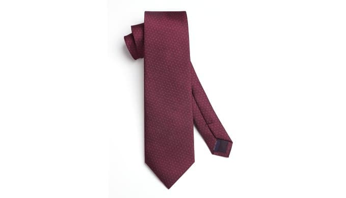 HISDERN Plaid Checkered Tie Handkerchief Woven Classic Formal Men's Necktie & Pocket Square Set thumbnail 4