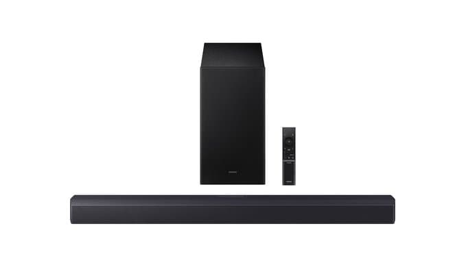 Samsung B-Series Soundbar HW-B550F 2.1 ch DTS Virtual:X Soundbar with Subwoofer (2025 Model) Voice Enhance Mode, Bass Boost, Adaptive Sound thumbnail 1