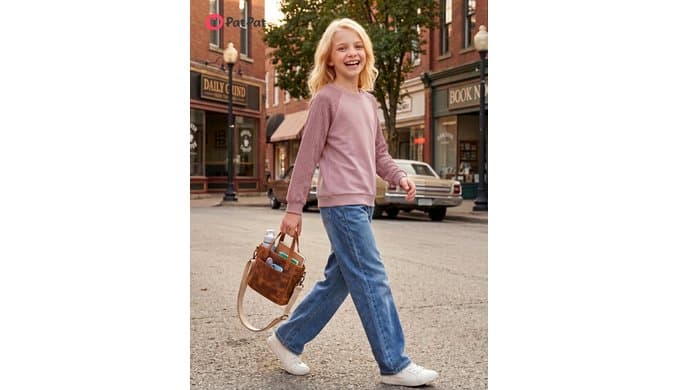 PATPAT Girl Sweatshirt Long Sleeve Shirt Fashion Fall Sweater Crewneck Tops thumbnail 5