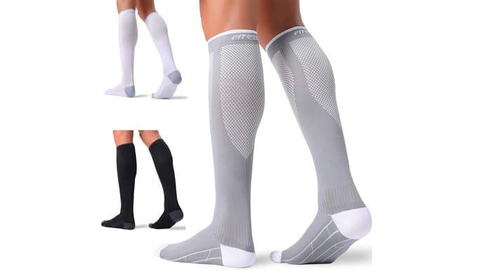 FITRELL 3 Pairs Compression Socks for Women and Men 20-30mmHg-Circulation Support Socks thumbnail 1