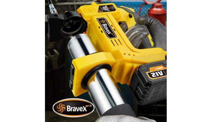 Bravex Cordless Grease Gun Compatible with Makita Battery, 12,000 PSI thumbnail 3