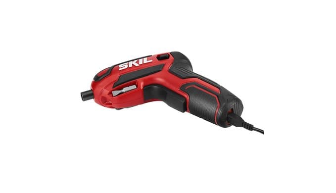 SKIL Rechargeable 4V Cordless Screwdriver Includes 9pcs Bit, 1pc Bit Holder, USB Charging Cable - SD561801 thumbnail 4