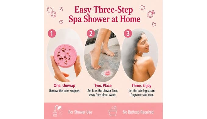 SWCANDY Shower Steamers Aromatherapy Teen Girl Gifts Trendy Stuff 8 Pcs thumbnail 5