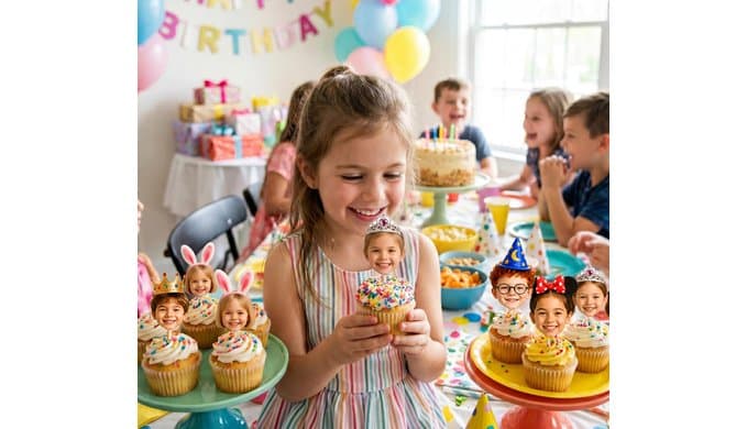 8pcs Custom Face Cupcake Toppers, Personalized Photo Cake Picks, Customized Party Decor for Birthdays, Weddings, Graduations, Bachelorette, Retirement & Holiday Celebrations thumbnail 2