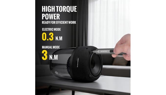 WORKPRO 42-in-1 Mini Electric Screwdriver, Precision Screwdriver Set thumbnail 3