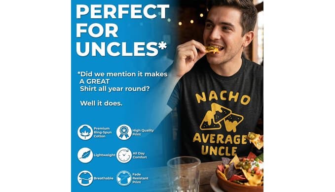 Mens Funcle Definition Funny Family Tee for Uncles thumbnail 5