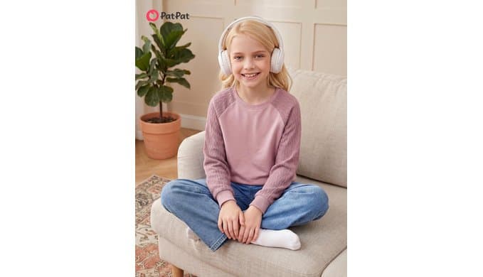 PATPAT Girl Sweatshirt Long Sleeve Shirt Fashion Fall Sweater Crewneck Tops thumbnail 4