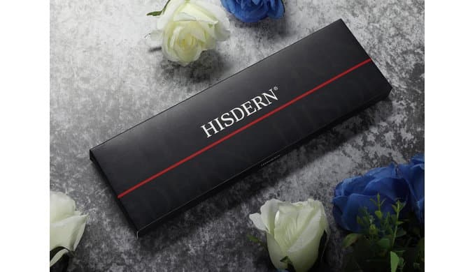 HISDERN Plaid Checkered Tie Handkerchief Woven Classic Formal Men's Necktie & Pocket Square Set thumbnail 5