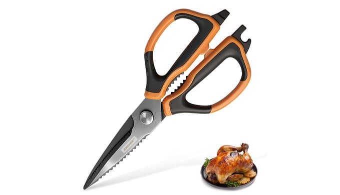 ANSHEE All Purpose Kitchen Scissors & Food Shears, Stainless Steel thumbnail 1
