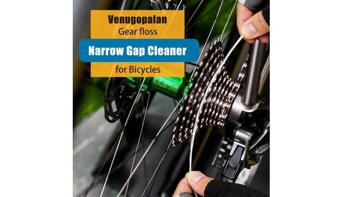 Bike Cleaning Kit Including Bicycle Chain Cleaner Degreaser, Chain Scrubber, Cycling Chain Lube, Cleaning Brush Tool, Gear Floss for Mountain Bike/MTB, Road Bike, Ebike and Trail Bikes thumbnail 5
