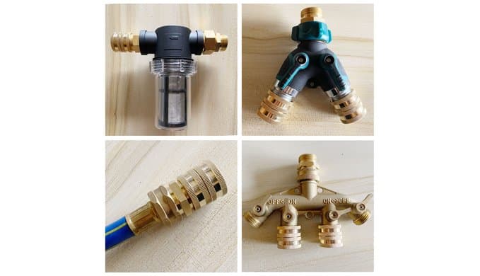 M MINGLE Garden Hose Adapter 3/4”, Male to Male, Female to Female, 4-Pack thumbnail 5