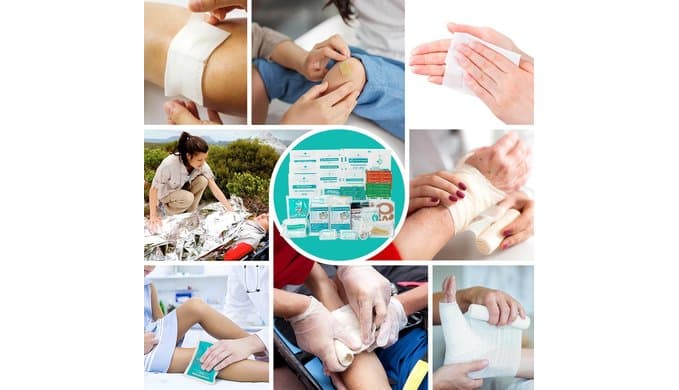 General Medi 160 Piece First Aid Kit Bag Refill Kit - Includes Instant Cold Pack, Bandages,Emergency Blanket, Moleskin Pad, Gauze - Extra Replacement Medical Supplies for First Aid thumbnail 4