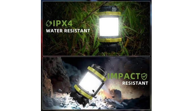 Alpswolf 2Pack Camping Lantern, Rechargeable Flashlight & Emergency Light thumbnail 3