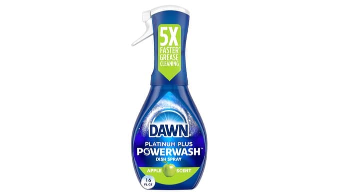 Dawn Platinum Powerwash Dish Spray, Dish Soap, Apple Scent, 16oz thumbnail 1