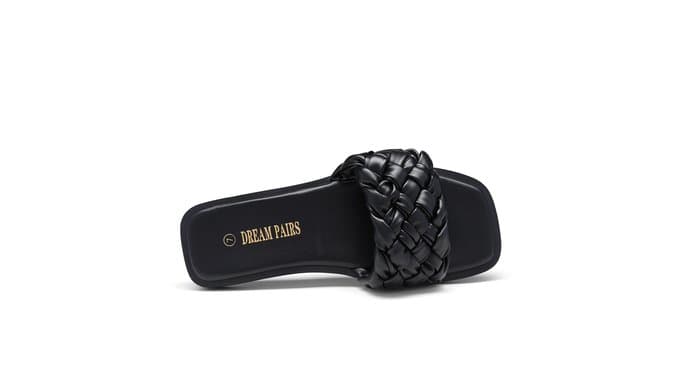 DREAM PAIRS Women's Braided Slides Sandals thumbnail 5