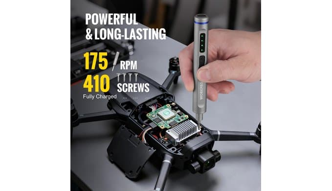 WORKPRO 42-in-1 Mini Electric Screwdriver, Precision Screwdriver Set thumbnail 2