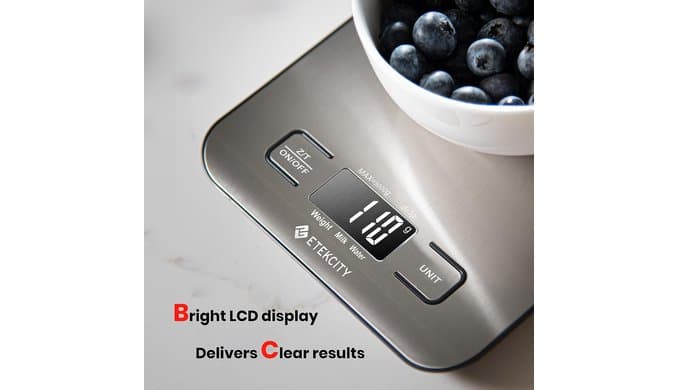 Etekcity Food Kitchen Scale, Digital Grams and Ounces, 11lb thumbnail 5