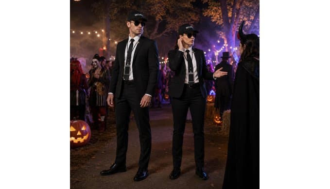 Sfcddtlg Halloween Agent Costume Accessories, Secret Service Outfit Set thumbnail 5
