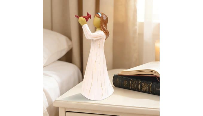 Sympathy Gifts for Loss of Loved One: 5.5" Cardinal Gifts for Women - Sympathy Gift for Loss of Mother Baby - Hand-Painted Bereavement Memorial Gifts for Lover and Friend thumbnail 4