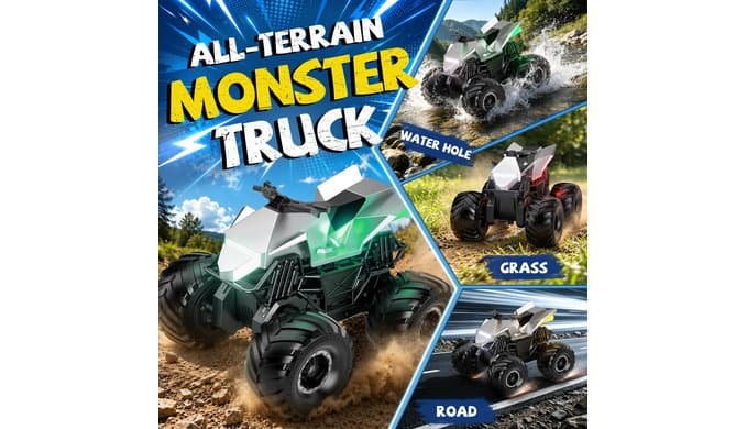 MSMV Amphibious Remote Control Car, 1:20 Rc Cars for Boys Age 8‑12 thumbnail 5