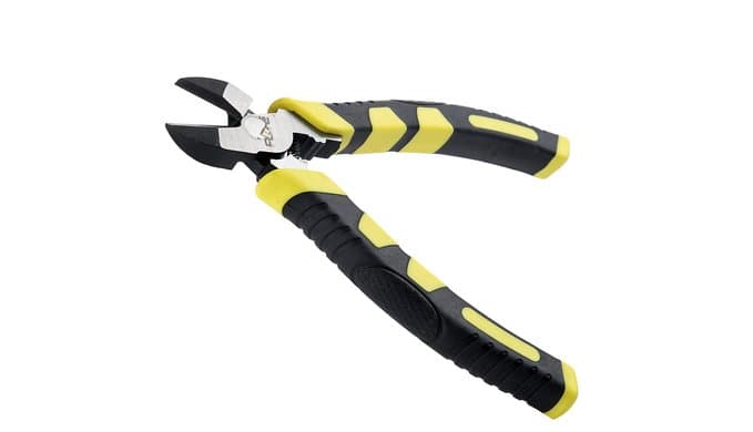 6 Inch Industrial Diagonal Cutting Pliers - High Leverage Side Cutters with Hardened Blades, CR-V Steel, Anti-Rust Finish for Electronics & Cable Work thumbnail 1