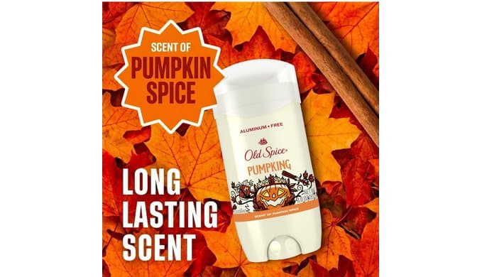 Old Spice Men's Deodorant, Pumpking, Aluminum Free, 3oz, Scent of Pumpkin Spice, Smooth Glide, 24/7 Odor Protection, Limited Seasonal Edition thumbnail 4